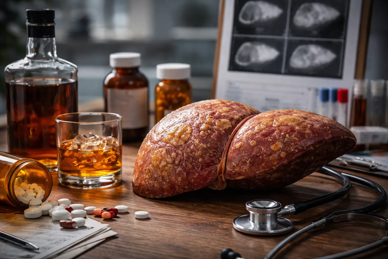 Гепатит алкогольный